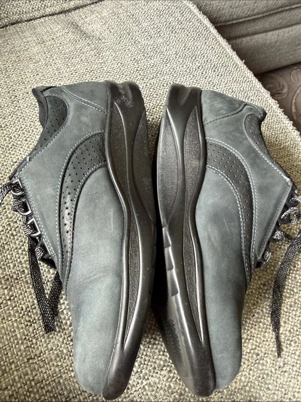 SAS Walk Easy Nero - Lace Up Walking Shoe orthotic Size 7.5 Medium
